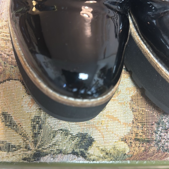 EILEEN FISHER Eddy Patent Leather Platform Lace Oxfords, Size 9.5 - Picture 7 of 7
